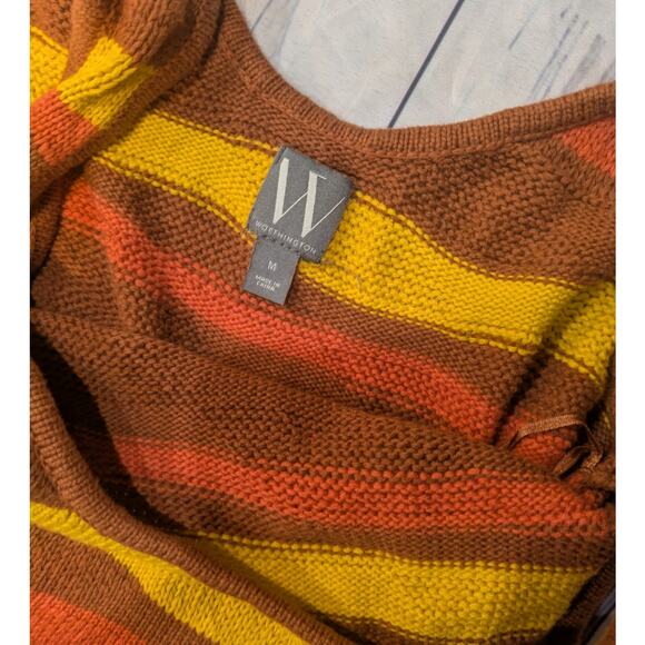 Worthington‎  Y2K Sleeveless Midi Sweater Dress Scoop Neck - Picture 3 of 6